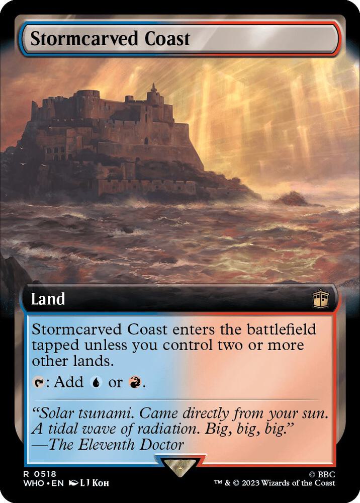 Stormcarved Coast (Extended Art) (518) [Doctor Who] [Extended Art]