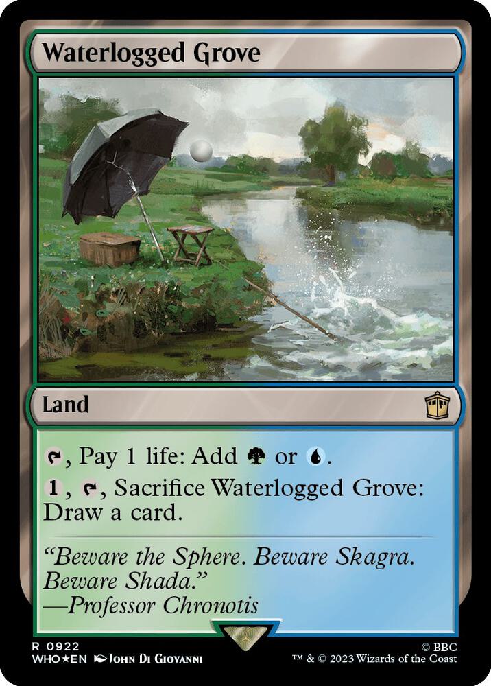 Waterlogged Grove (Surge Foil) (922) [Doctor Who]