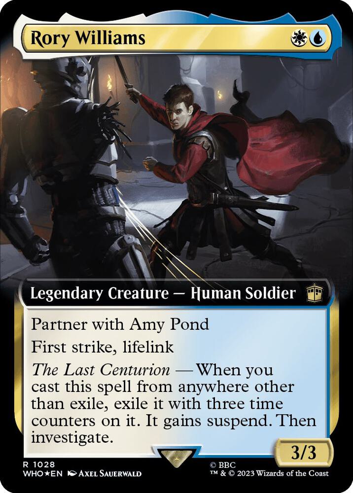 Rory Williams (Extended Art) (Surge Foil) (1028) [Doctor Who] [Extended Art]
