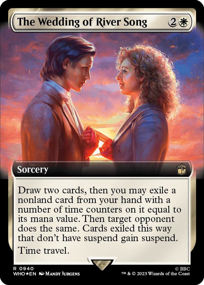 The Wedding of River Song (Extended Art) (Surge Foil) (940) [Doctor Who] [Extended Art]