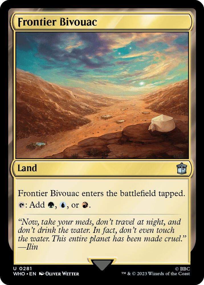 Frontier Bivouac (281) [Doctor Who]