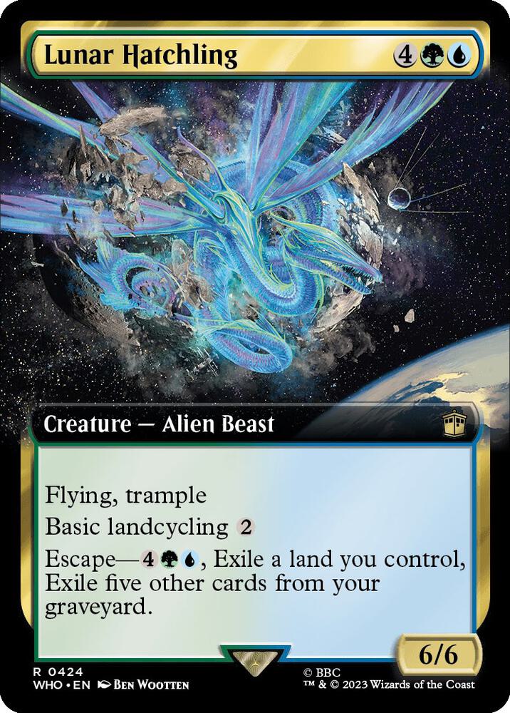 Lunar Hatchling (Extended Art) (424) [Doctor Who] [Extended Art]