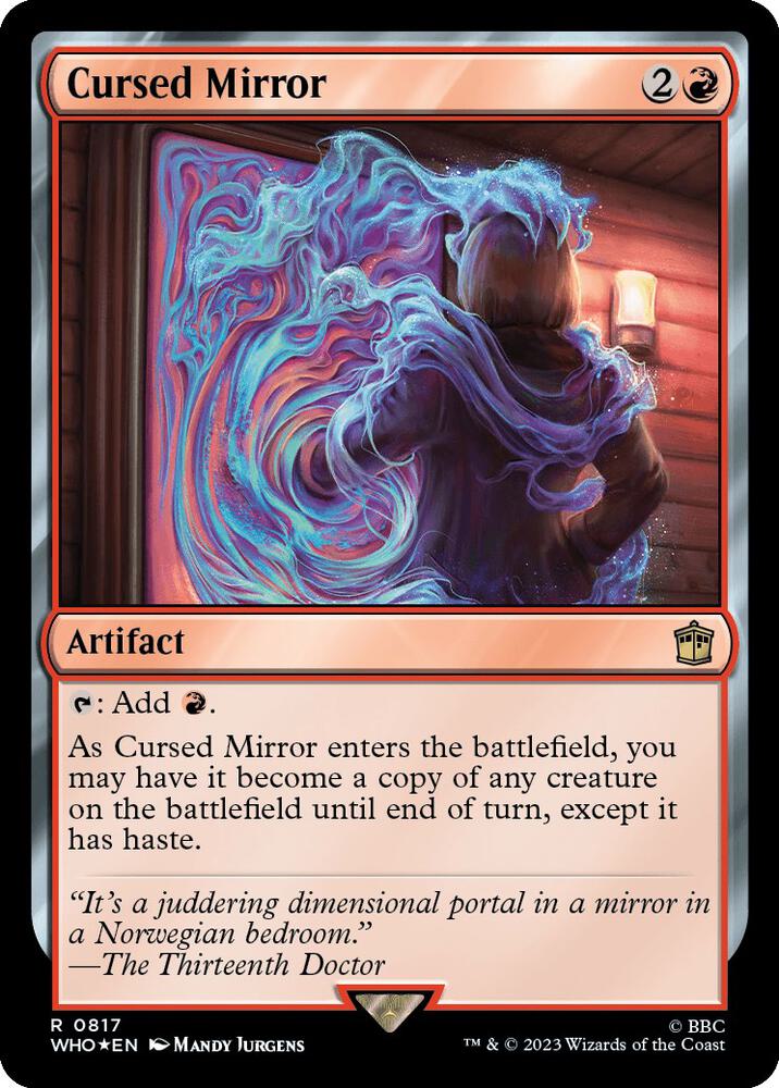 Cursed Mirror (Surge Foil) (817) [Doctor Who]