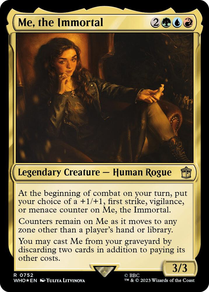 Me, the Immortal (Surge Foil) (752) [Doctor Who]