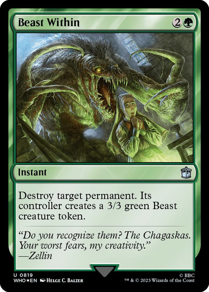 Beast Within (Surge Foil) (819) [Doctor Who]
