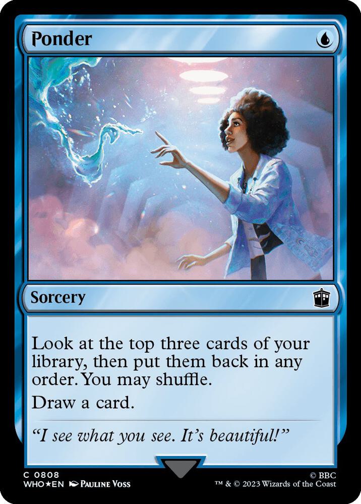 Ponder (Surge Foil) (808) [Doctor Who]