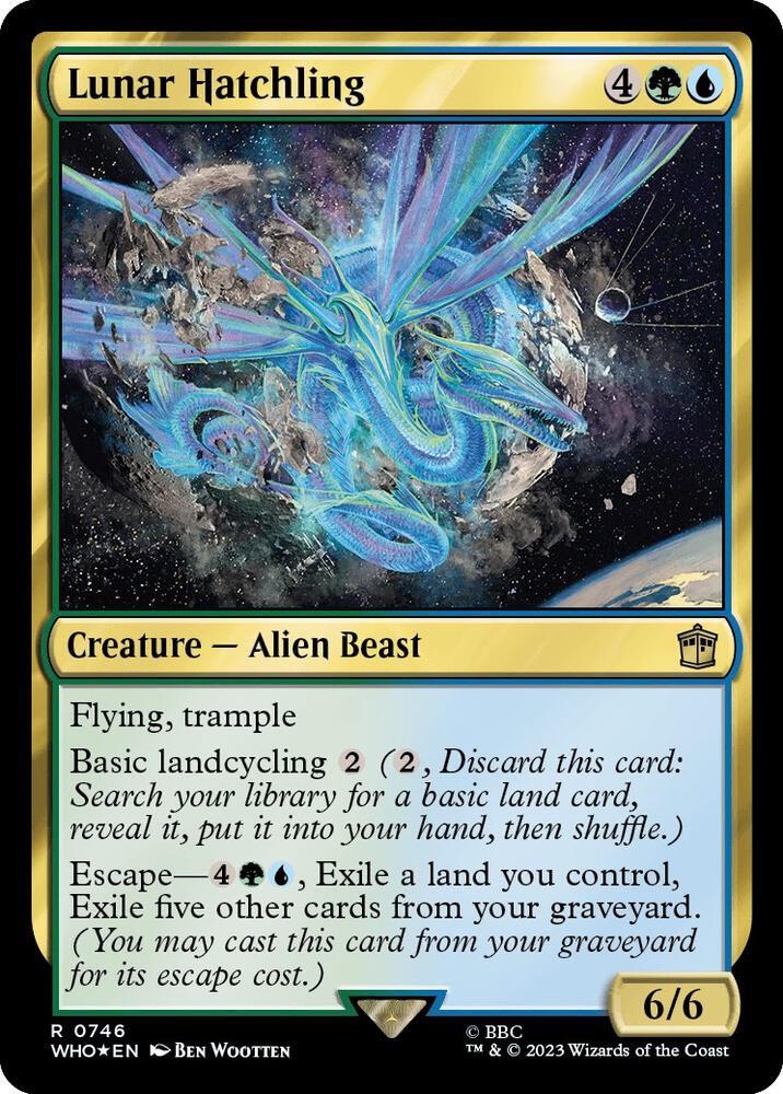 Lunar Hatchling (Surge Foil) (746) [Doctor Who]