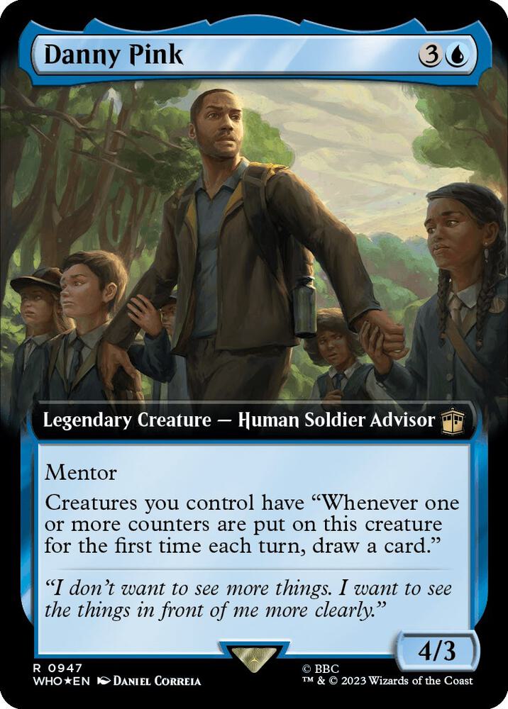 Danny Pink (Extended Art) (Surge Foil) (947) [Doctor Who] [Extended Art]