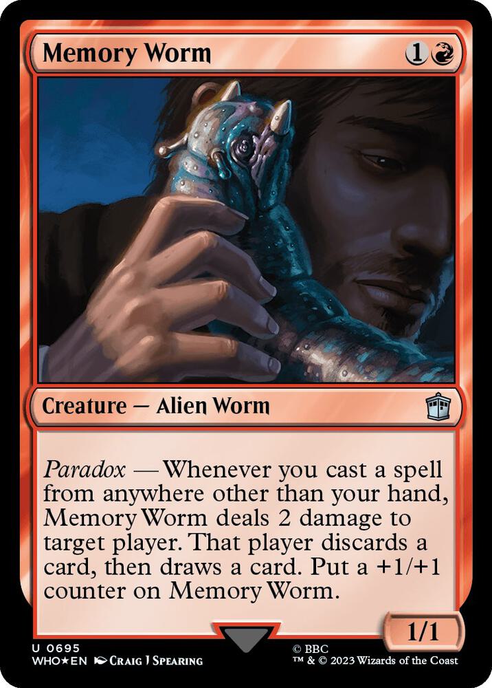 Memory Worm (Surge Foil) (695) [Doctor Who]