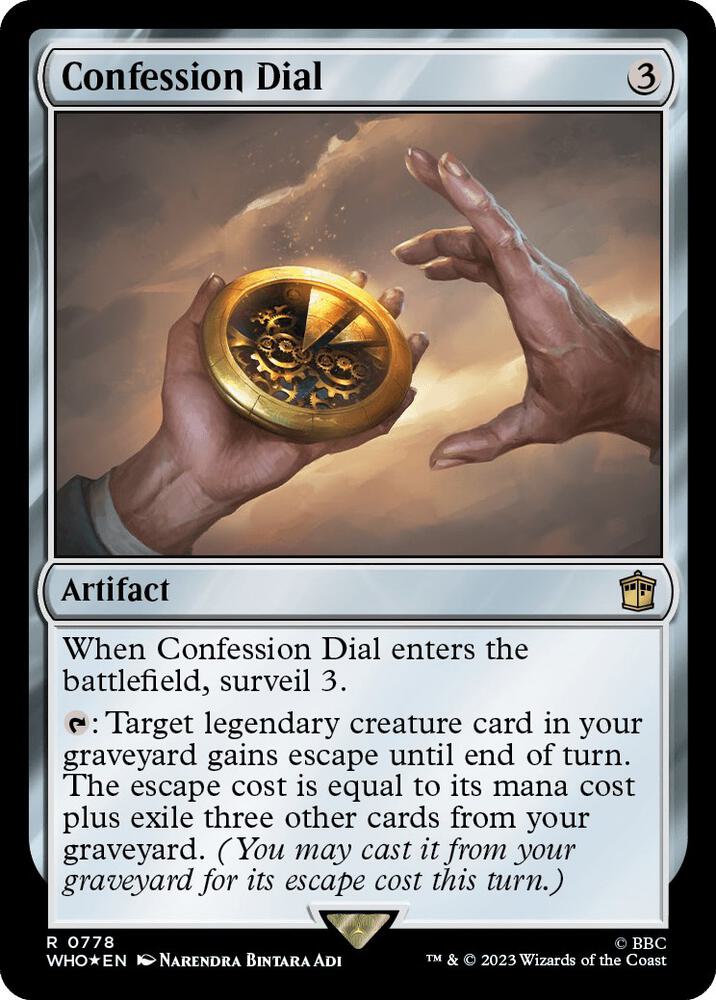 Confession Dial (Surge Foil) (778) [Doctor Who]
