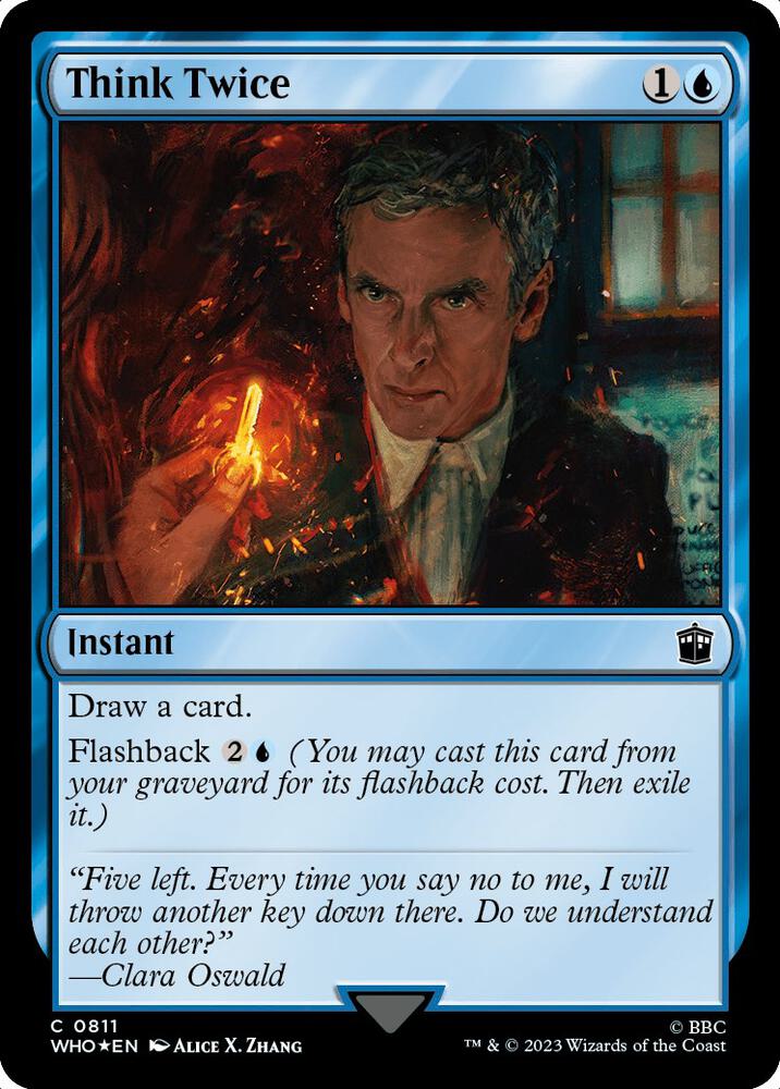 Think Twice (Surge Foil) (811) [Doctor Who]