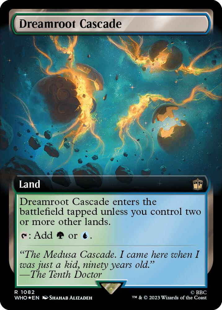 Dreamroot Cascade (Extended Art) (Surge Foil) (1082) [Doctor Who] [Extended Art]