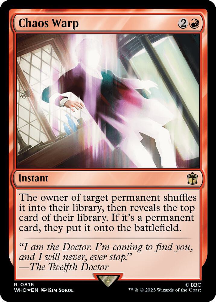 Chaos Warp (Surge Foil) (816) [Doctor Who]