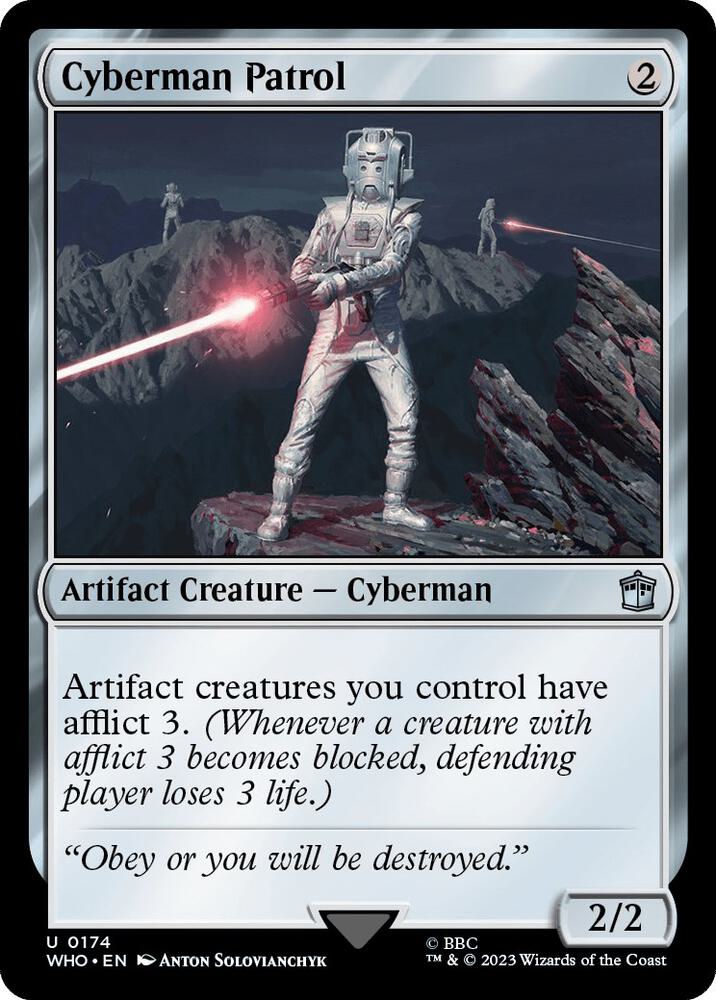 Cyberman Patrol (174) [Doctor Who]