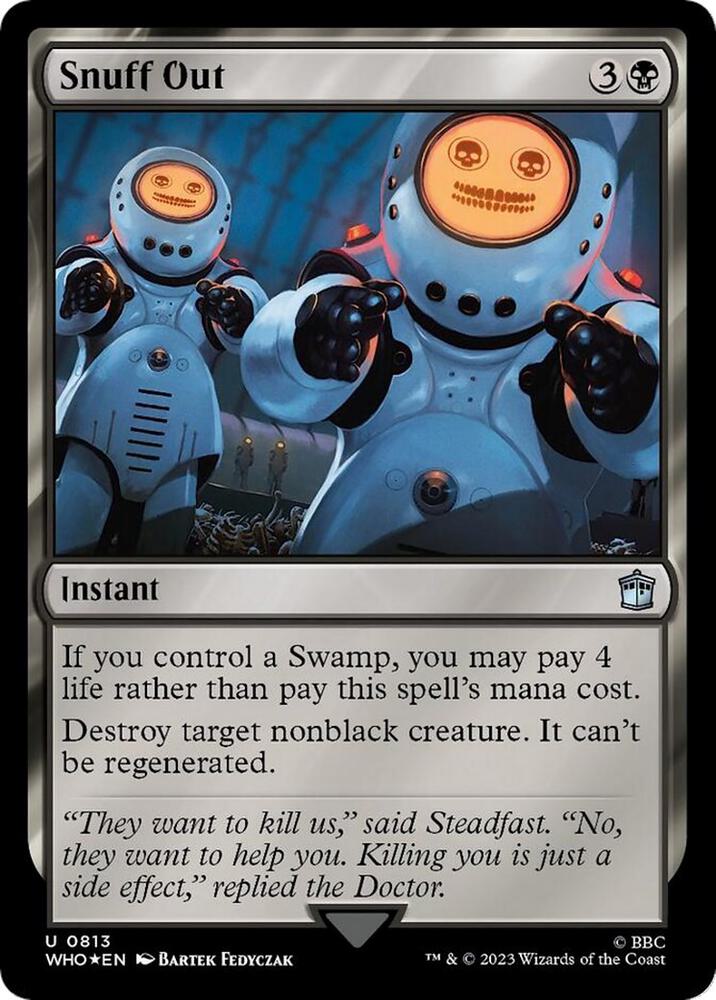 Snuff Out (Surge Foil) (813) [Doctor Who]
