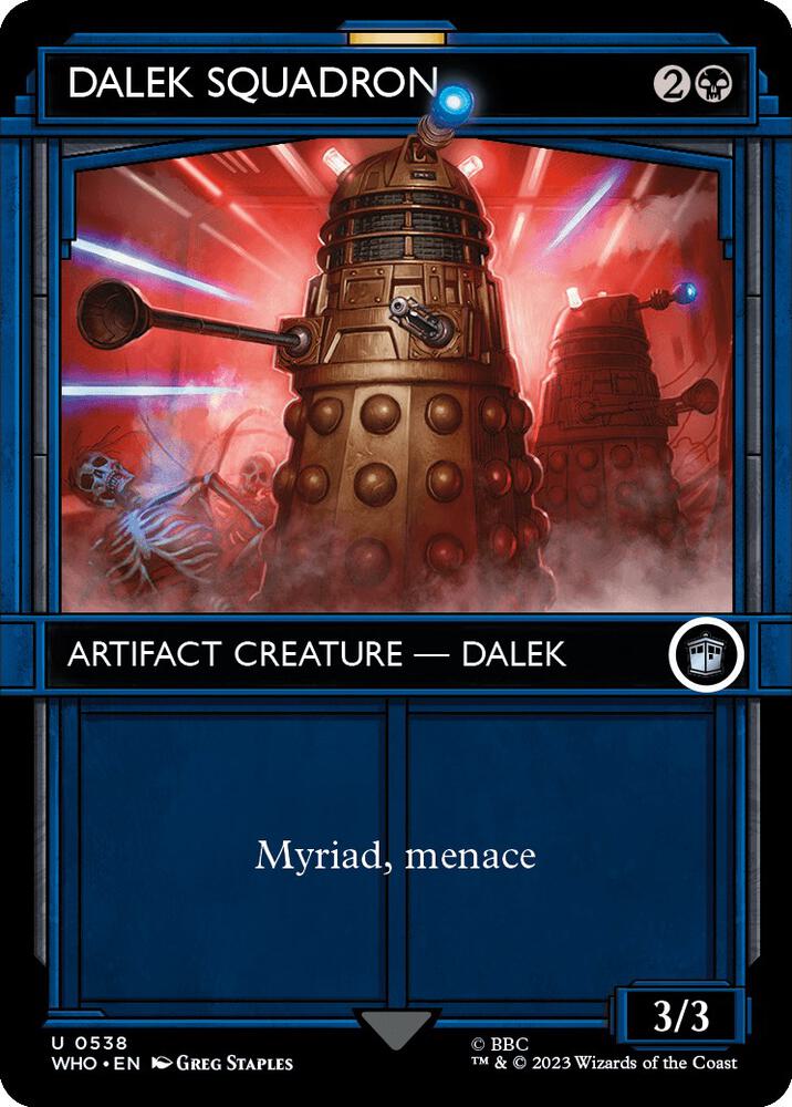 Dalek Squadron (Showcase) (538) [Doctor Who] [Showcase, Borderless]