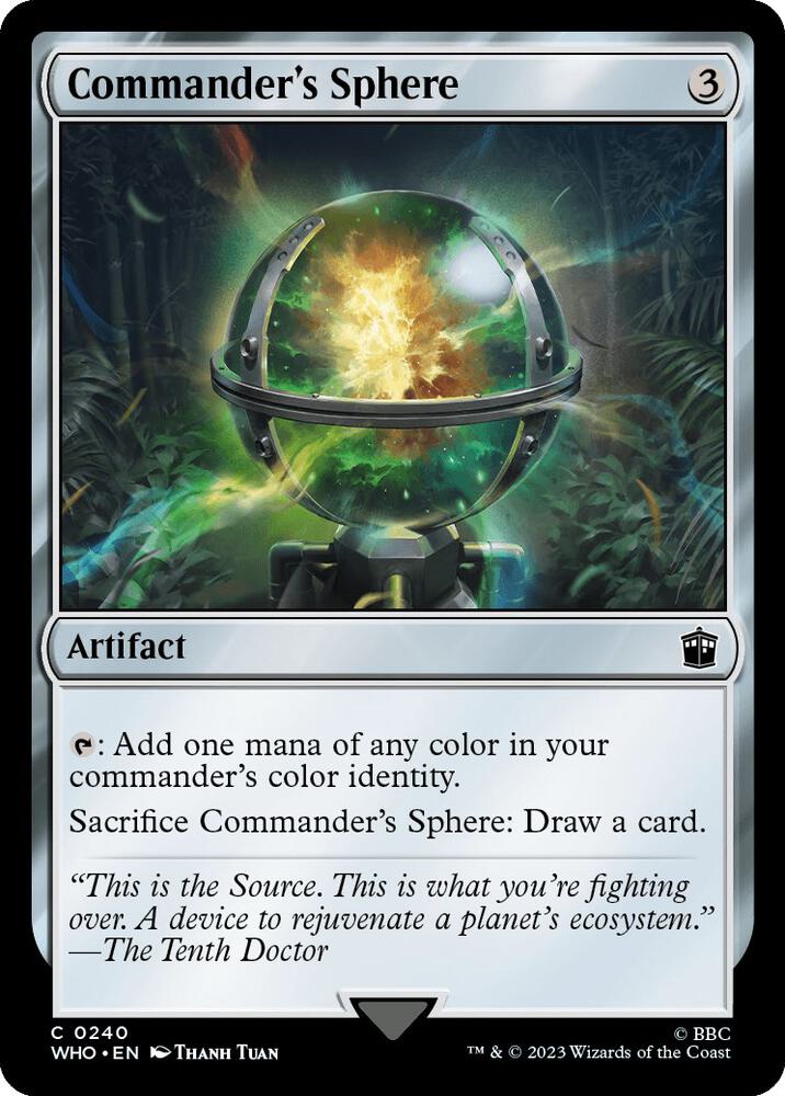 Commander's Sphere (240) [Doctor Who]