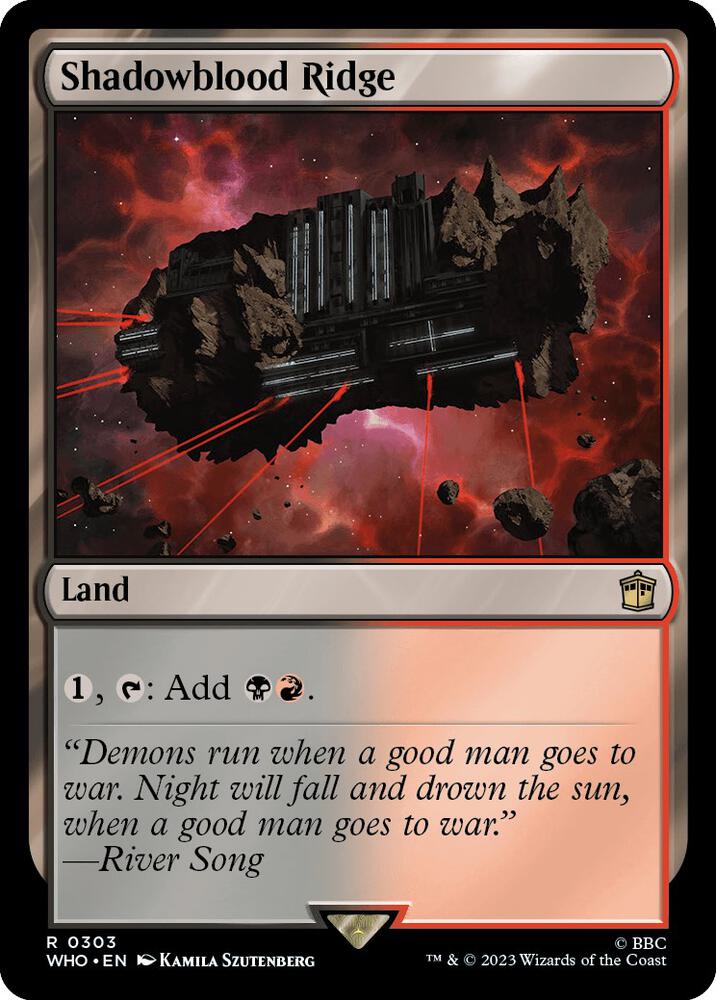 Shadowblood Ridge (303) [Doctor Who]