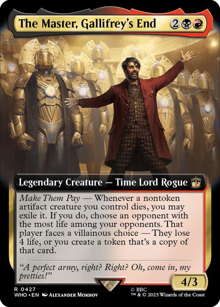 The Master, Gallifrey's End (Extended Art) (427) [Doctor Who] [Extended Art]