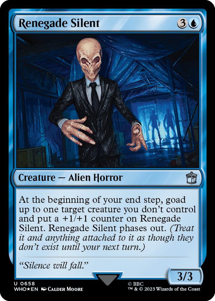 Renegade Silent (Surge Foil) (658) [Doctor Who]