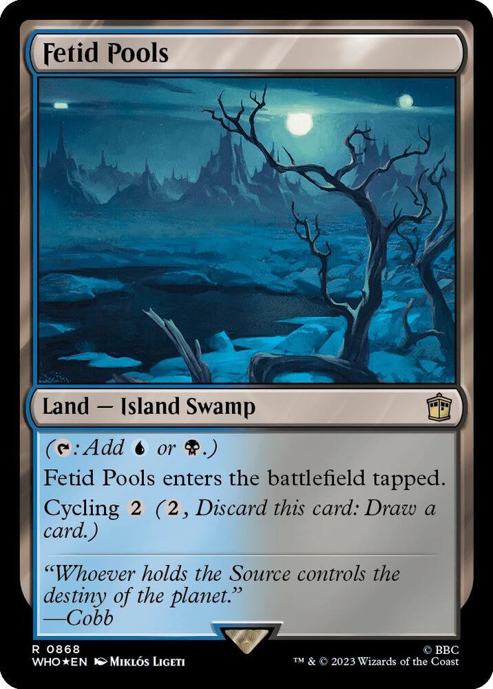 Fetid Pools (Surge Foil) (868) [Doctor Who]