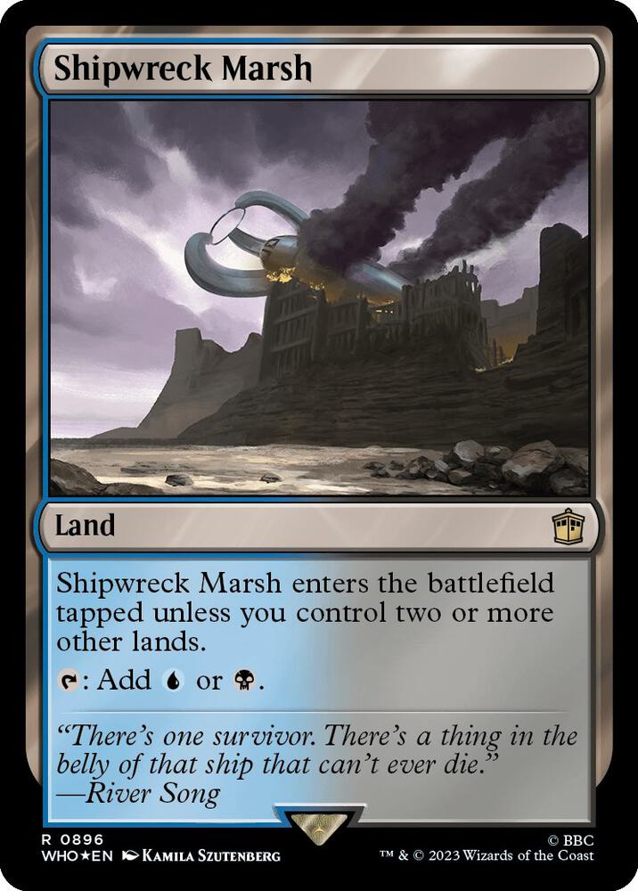 Shipwreck Marsh (Surge Foil) (896) [Doctor Who]