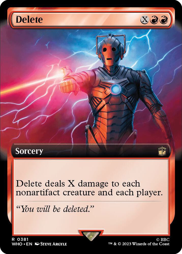 Delete (Extended Art) (381) [Doctor Who] [Extended Art]