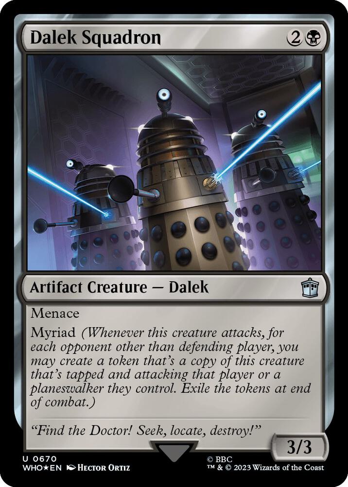 Dalek Squadron (Surge Foil) (670) [Doctor Who]