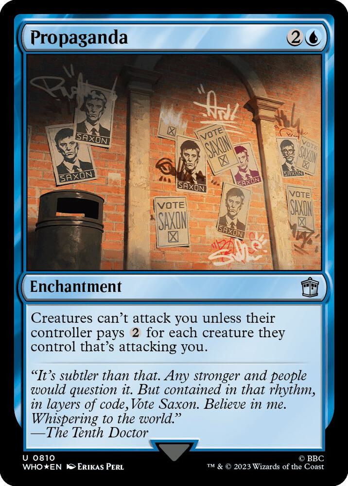 Propaganda (Surge Foil) (810) [Doctor Who]