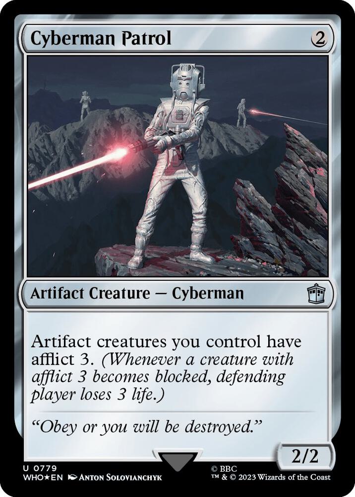 Cyberman Patrol (Surge Foil) (779) [Doctor Who]