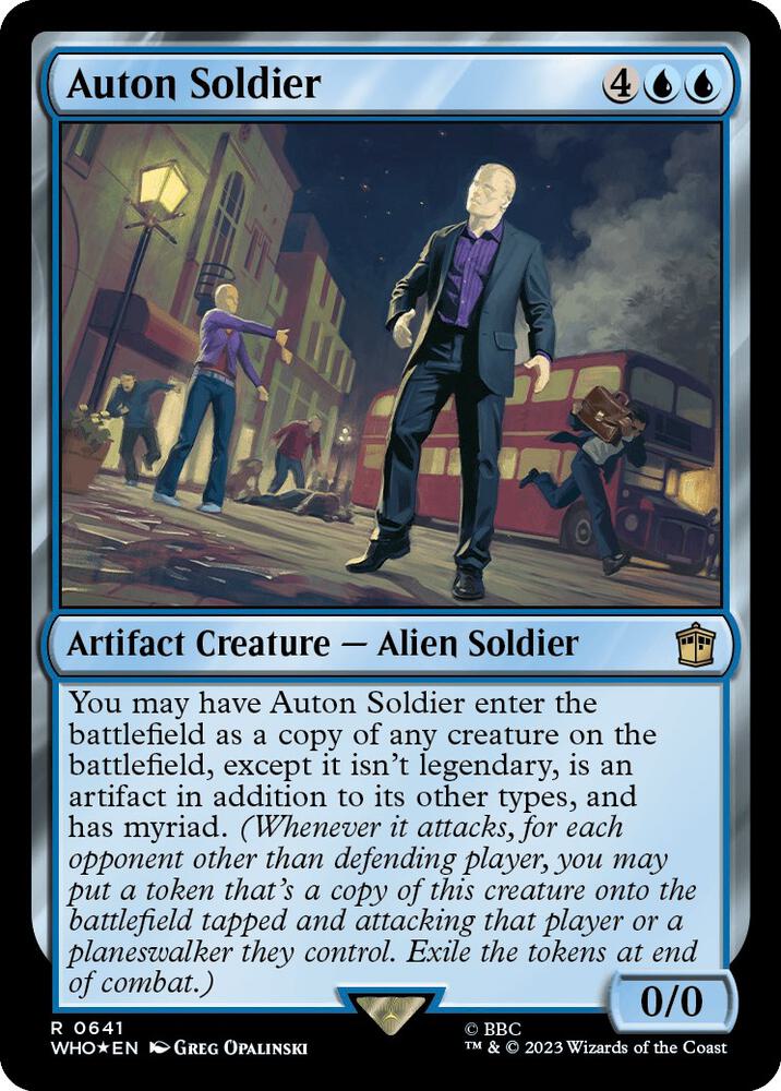 Auton Soldier (Surge Foil) (641) [Doctor Who]