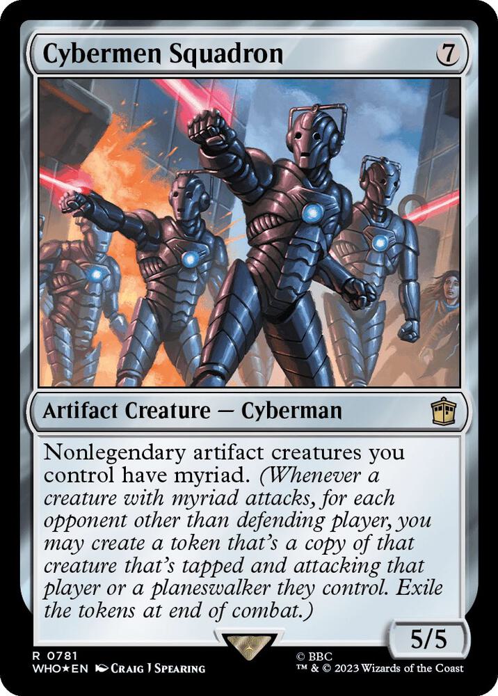Cybermen Squadron (Surge Foil) (781) [Doctor Who]