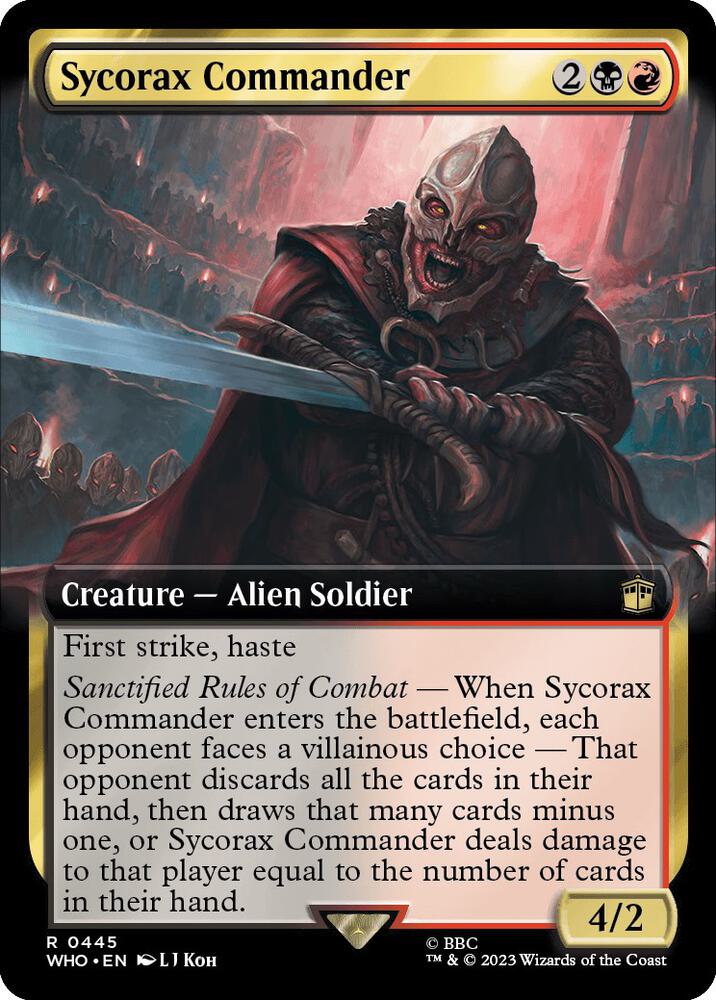 Sycorax Commander (Extended Art) (445) [Doctor Who] [Extended Art]