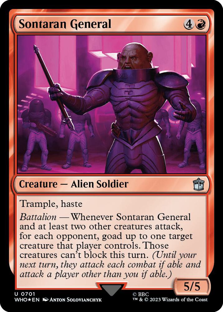 Sontaran General (Surge Foil) (701) [Doctor Who]