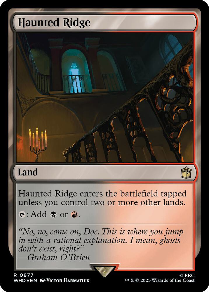 Haunted Ridge (Surge Foil) (877) [Doctor Who]