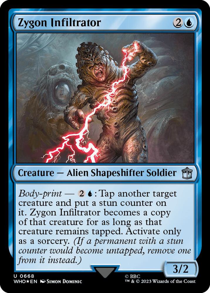 Zygon Infiltrator (Surge Foil) (668) [Doctor Who]
