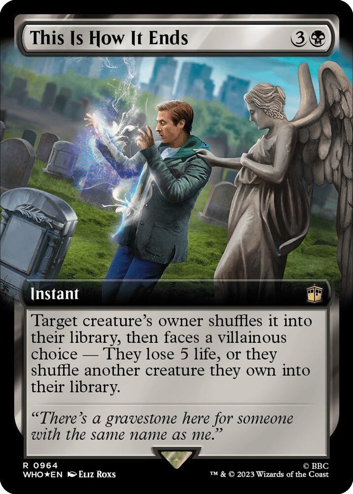 This Is How It Ends (Extended Art) (Surge Foil) (964) [Doctor Who] [Extended Art]