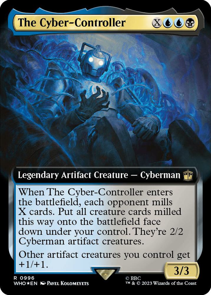 The Cyber-Controller (Extended Art) (Surge Foil) (996) [Doctor Who] [Extended Art]