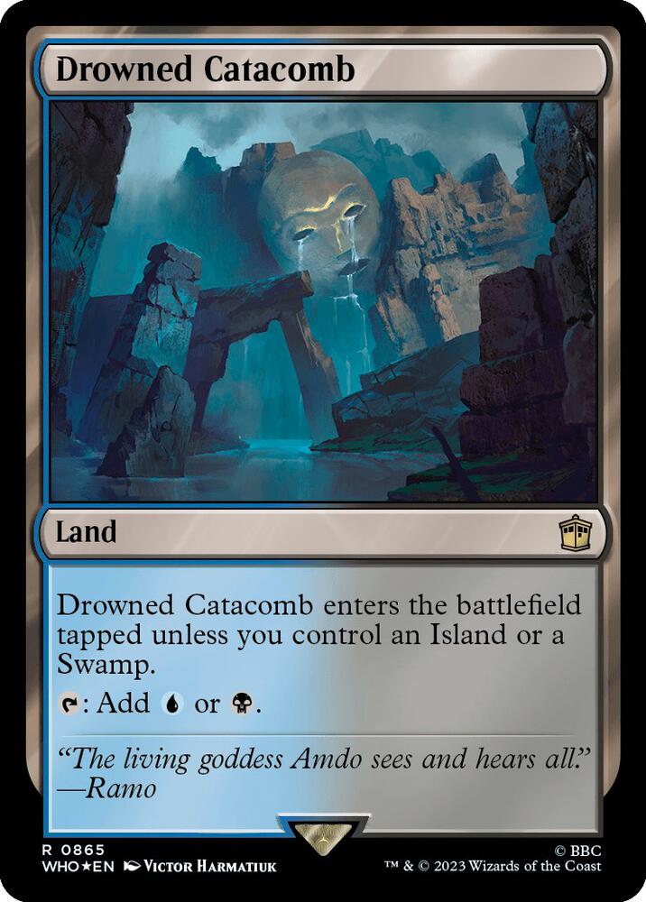 Drowned Catacomb (Surge Foil) (865) [Doctor Who]