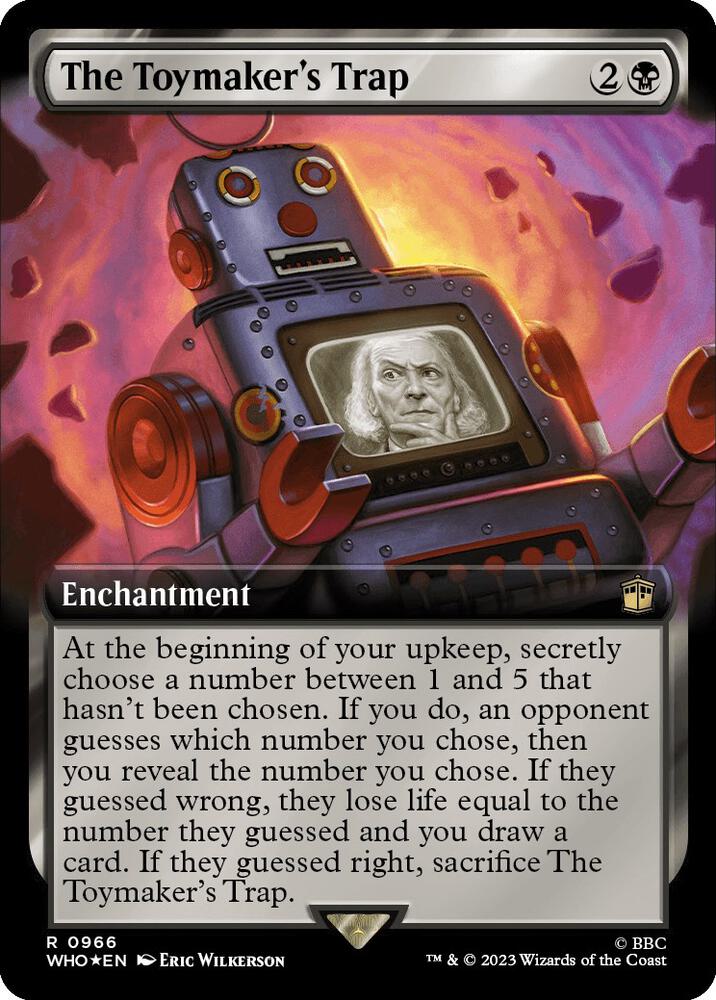 The Toymaker's Trap (Extended Art) (Surge Foil) (966) [Doctor Who] [Extended Art]