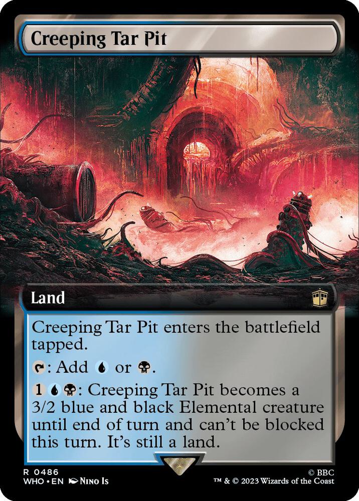 Creeping Tar Pit (Extended Art) (486) [Doctor Who] [Extended Art]