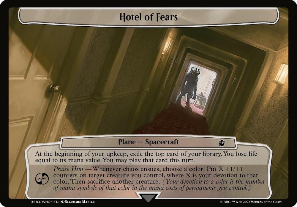 Hotel of Fears (584) [Planechase: Universes Beyond: Doctor Who]