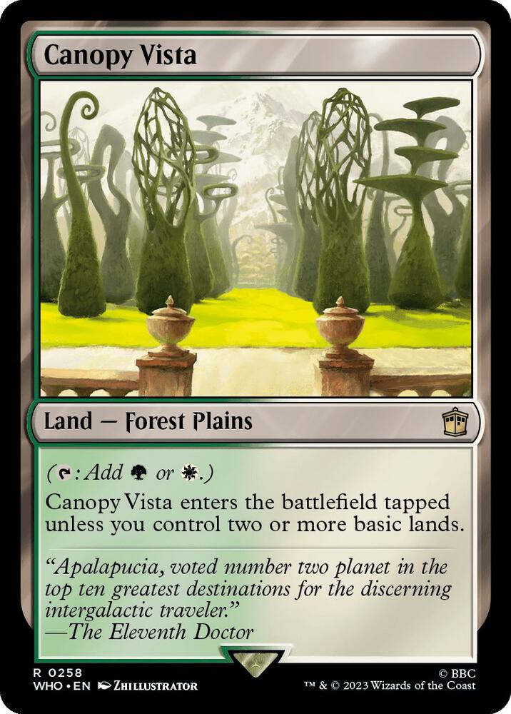 Canopy Vista (258) [Doctor Who]