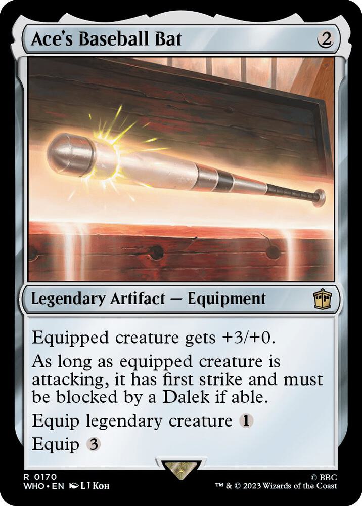 Ace's Baseball Bat (170) [Doctor Who]