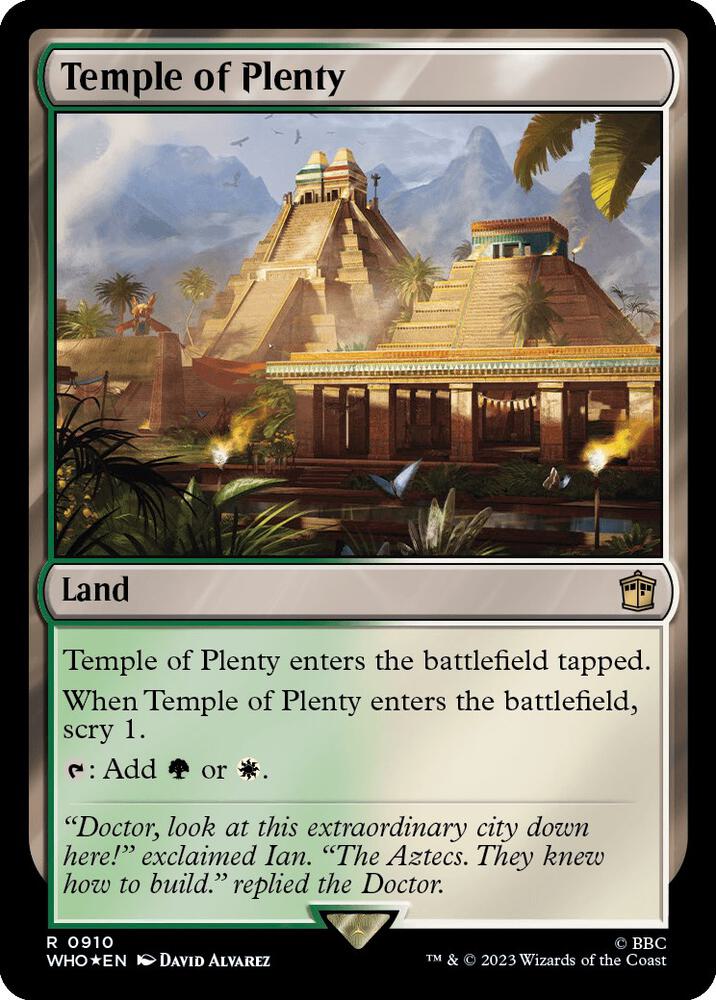 Temple of Plenty (Surge Foil) (910) [Doctor Who]