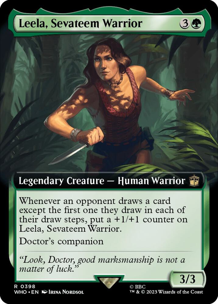 Leela, Sevateem Warrior (Extended Art) (398) [Doctor Who] [Extended Art]