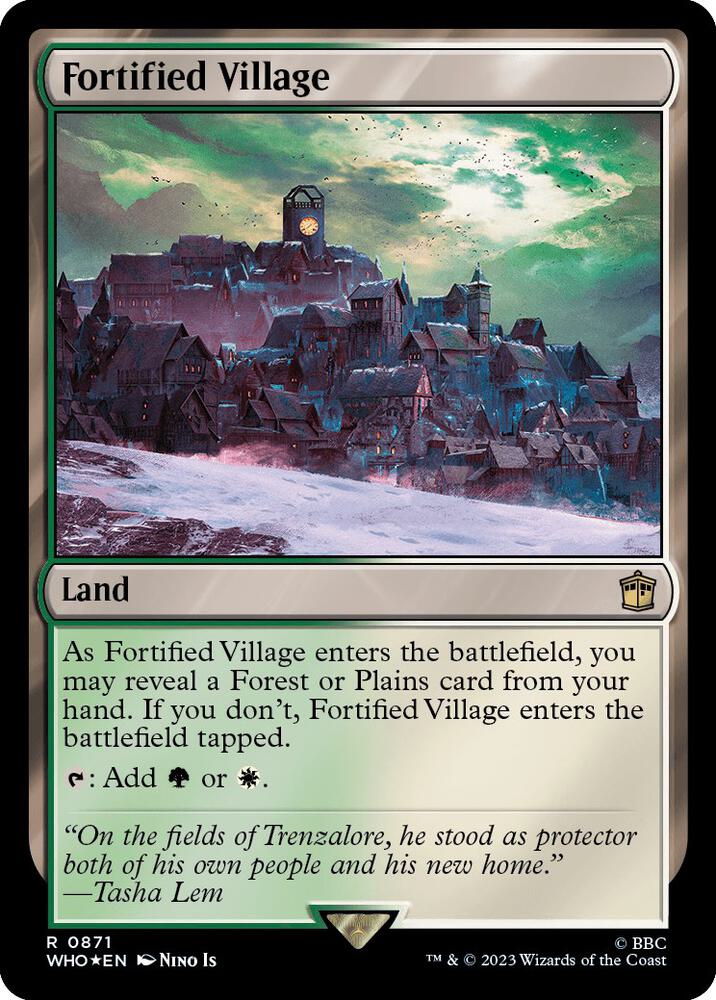 Fortified Village (Surge Foil) (871) [Doctor Who]