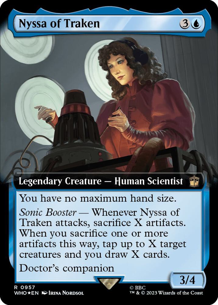 Nyssa of Traken (Extended Art) (Surge Foil) (957) [Doctor Who] [Extended Art]