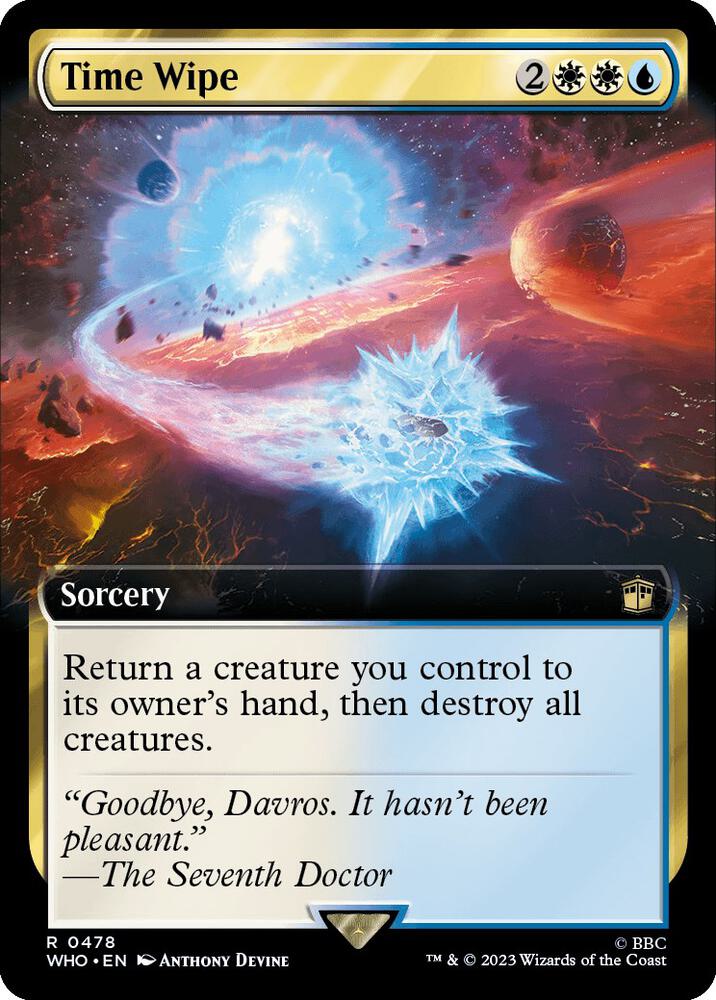 Time Wipe (Extended Art) (478) [Doctor Who] [Extended Art]