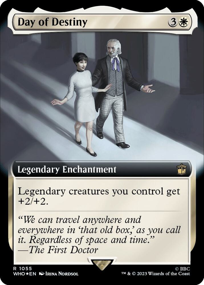 Day of Destiny (Extended Art) (Surge Foil) (1055) [Doctor Who] [Extended Art]